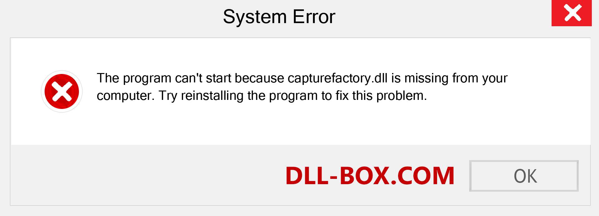 capturefactory.dll file is missing?. Download for Windows 7, 8, 10 - Fix  capturefactory dll Missing Error on Windows, photos, images